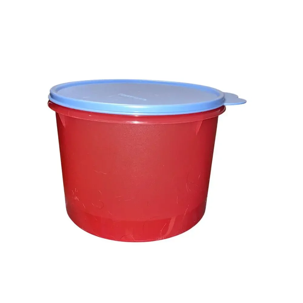 Tupperware Econo Canisters Nesting Set 20 10 8 Cup Butterfly Lid Kitchen Vintage